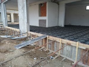 Sunken Slab Filling