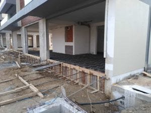 Sunken Slab Filling