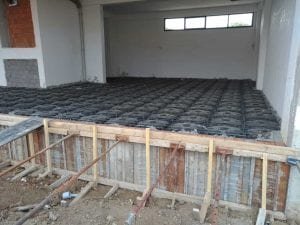 Sunken Slab Filling